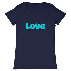 LOVE SEVENTIES STYLE  ROUND NECK GIRL TEE