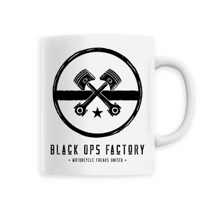 MOTORCYCLE FREAK UNITED - BLACK OPS FACTORY DESIGN - MUG