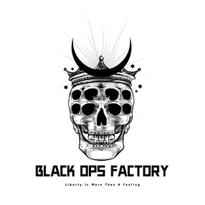 SKULL02 - BLACK OPS FACTORY DESIGN - T-SHIRT BIO HOMME