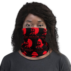 Tour de cou HELMETANDLAUGHINGSKULL noir logo rouge