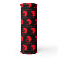 Tour de cou HELMETANDLAUGHINGSKULL noir logo rouge