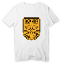 GOOD VIBES T-SHIRT BIO HOMME COL V