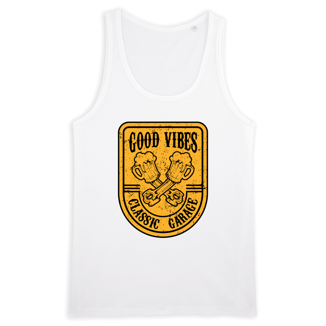 GOOD VIBES TANK TOP BIO HOMME