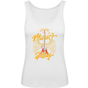 LET THE MUSIC PLAY TANK TOP BIO FEMME