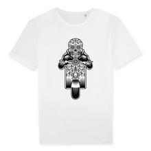 SUGAR SKULL VESPA DARK T-SHIRT BIO HOMME