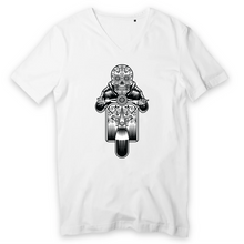 SUGAR SKULL VESPA DARK T-SHIRT BIO HOMME COL V