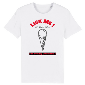 LICK ME T-SHIRT BIO HOMME