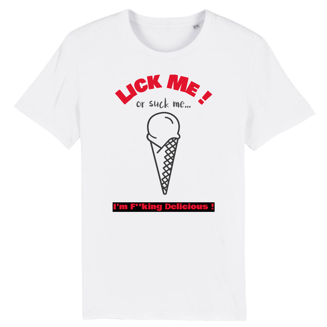 LICK ME T-SHIRT BIO HOMME