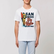 SAN DIEGO BW SURFING T-SHIRT BIO HOMME