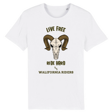 LIVE FREE RIDE HARD WALIFORNIA RIDERS T-SHIRT BIO HOMME