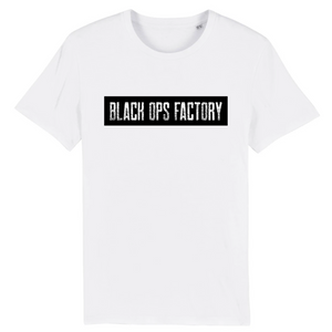 BLACK OPS FACTORY DESIGN WHITEONBLACK T-SHIRT HOMME BIO