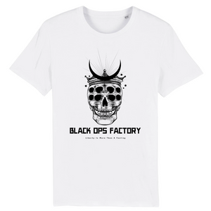 SKULL02 - BLACK OPS FACTORY DESIGN - T-SHIRT BIO HOMME