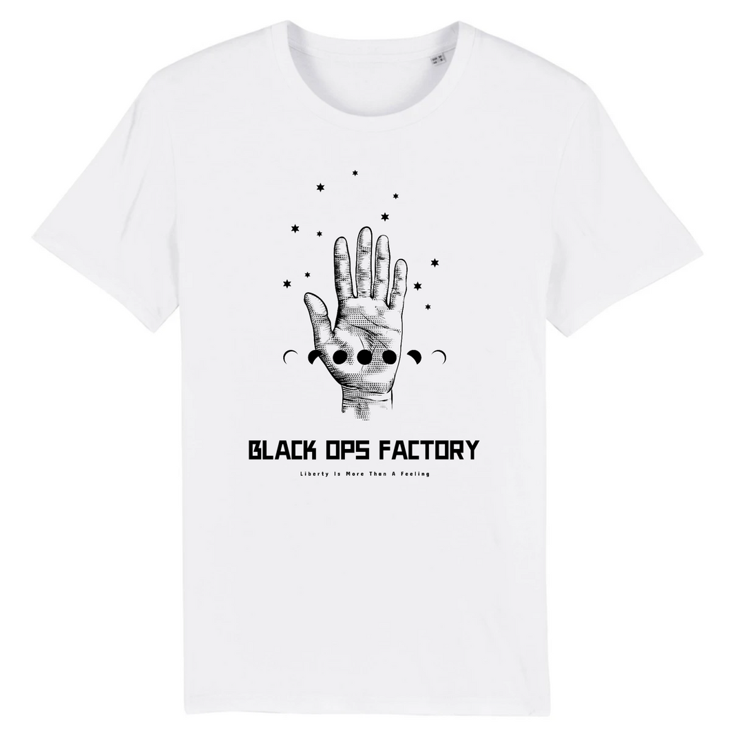 BLACK OPS FACTORY DESIGN HANDANDMOON T-SHIRT HOMME BIO