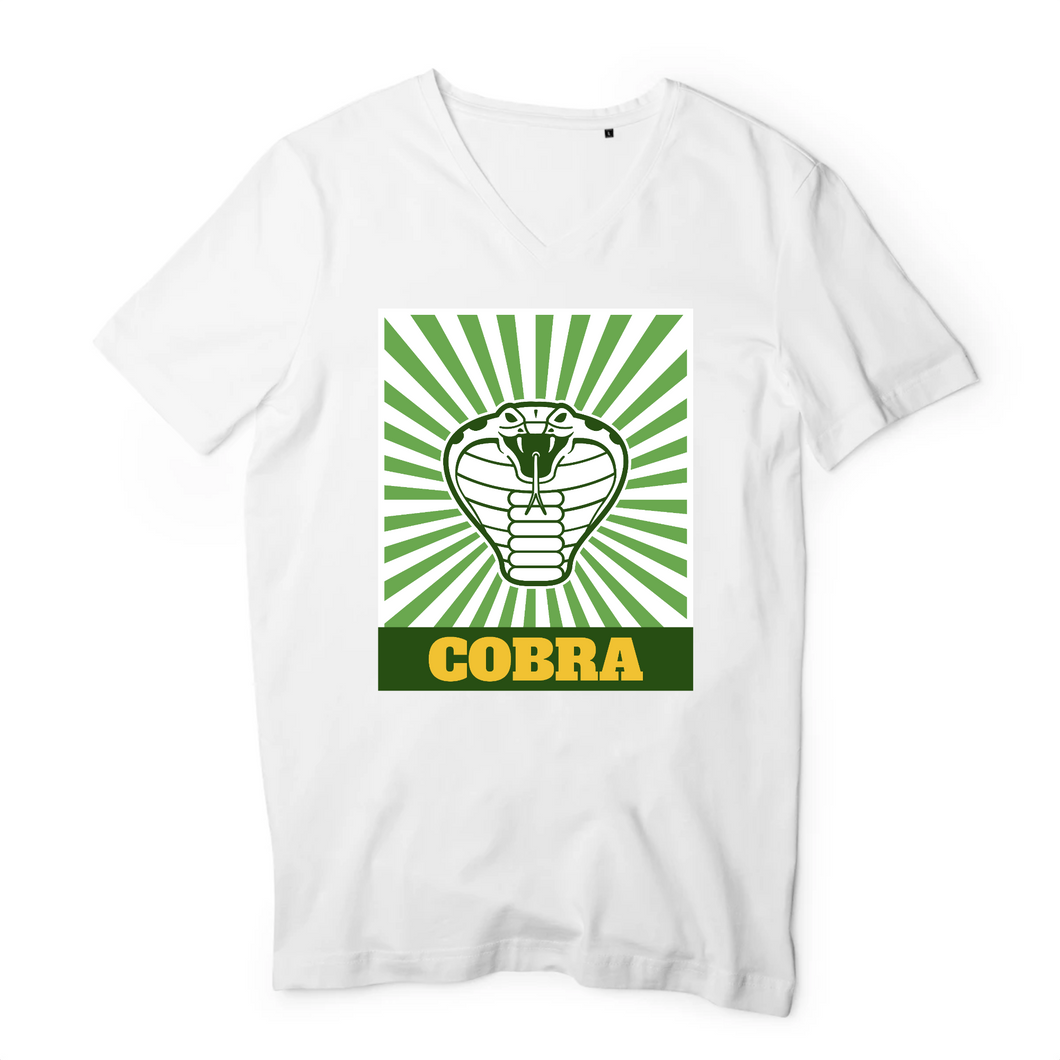 COBRA T-SHIRT BIO HOMME COL V