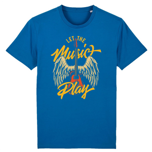 LET THE MUSIC PLAY T-SHIRT BIO HOMME