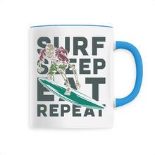 SURF SLEEP EAT REPEAT MUG