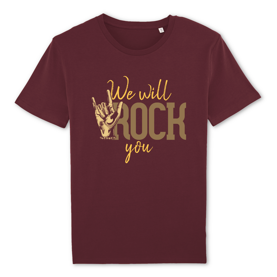 WE WILL ROCK YOU T-SHIRT BIO HOMME