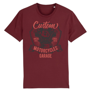 CUSTOM MC GARAGE 01 T-SHIRT BIO HOMME