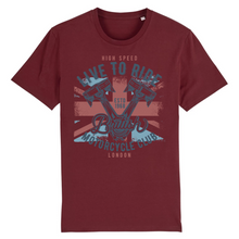 LIVE TO RIDE BRITISH T-SHIRT BIO HOMME