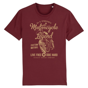 MOTORCYCLE LEGEND T-SHIRT BIO HOMME