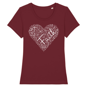 FAITH HEART 01 T-SHIRT BIO HOMME