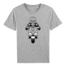 SUGAR SKULL VESPA DARK T-SHIRT BIO HOMME