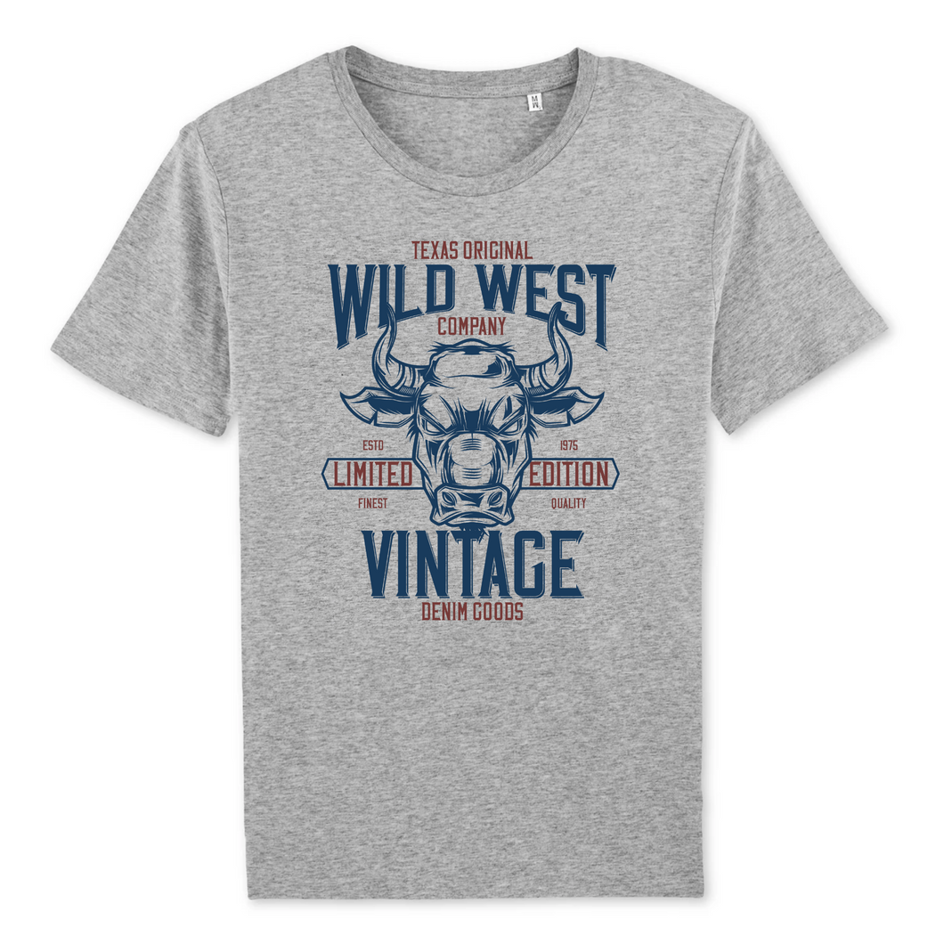 WILD WEST VINTAGE BIO MEN'S TEE