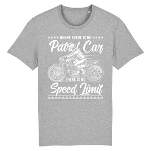 NO PATROL CAR T-SHIRT BIO HOMME