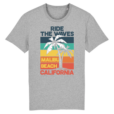 RIDE THE WAVES T-SHIRT BIO HOMME