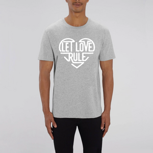 LET LOVE RULE T-SHIRT BIO HOMME