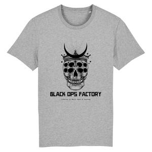 SKULL02 - BLACK OPS FACTORY DESIGN - T-SHIRT BIO HOMME