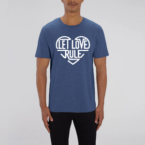 LET LOVE RULE T-SHIRT BIO HOMME