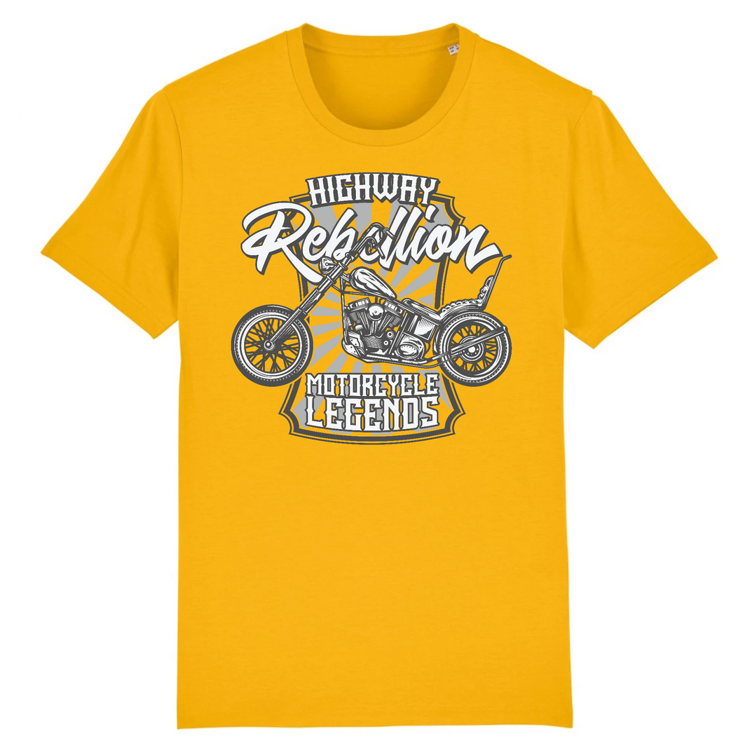 HIGHWAY REBELLION 02 T-SHIRT BIO HOMME