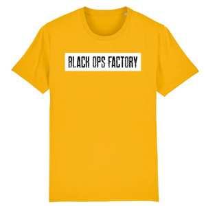 BLACK OPS FACTORY DESIGN BLACKONWHITE T-SHIRT HOMME BIO