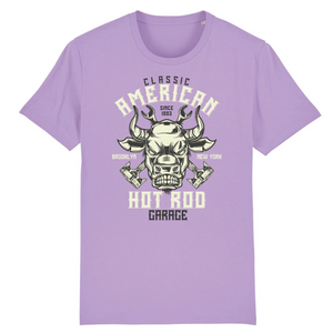 AMERICAN HOT ROD GARAGE T-SHIRT BIO HOMME