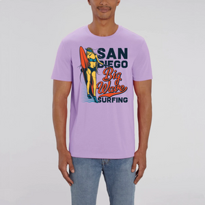 SAN DIEGO BW SURFING T-SHIRT BIO HOMME