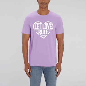 LET LOVE RULE T-SHIRT BIO HOMME