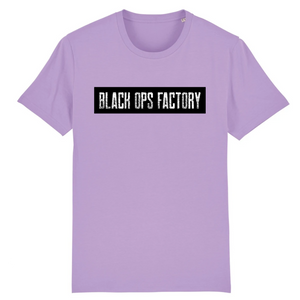 BLACK OPS FACTORY DESIGN WHITEONBLACK T-SHIRT HOMME BIO