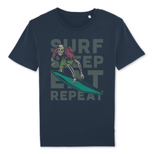 SURF SLEEP EAT REPEAT T-SHIRT BIO HOMME