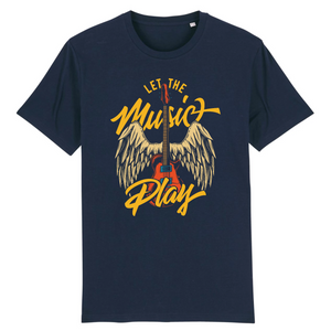 LET THE MUSIC PLAY T-SHIRT BIO HOMME