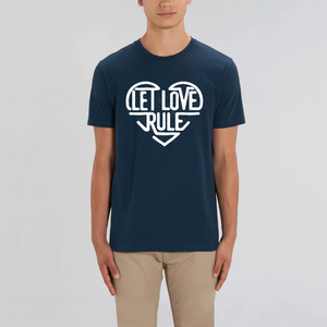 LET LOVE RULE T-SHIRT BIO HOMME