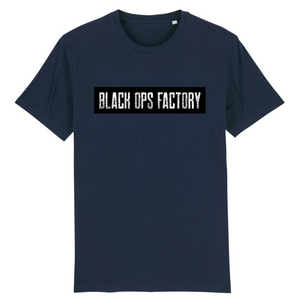 BLACK OPS FACTORY DESIGN WHITEONBLACK T-SHIRT HOMME BIO