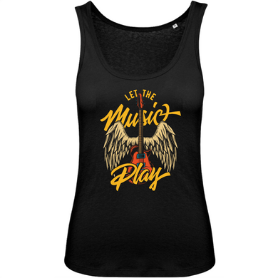 LET THE MUSIC PLAY TANK TOP BIO FEMME