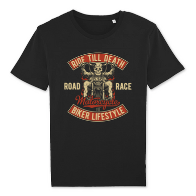 RIDE TILL DEATH 01 T-SHIRT BIO HOMME