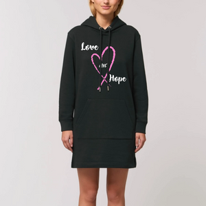 LOVE LIVE HOPE BIO SWEAT-SHIRT ROBE FEMME