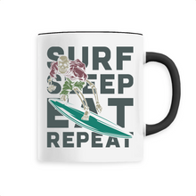 SURF SLEEP EAT REPEAT MUG