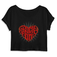 ROCK ON CROP TOP BIO FEMME