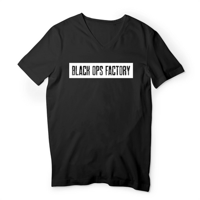 BLACK OPS FACTORY DESIGN BLACKONWHITE T-SHIRT HOMME BIO COL V