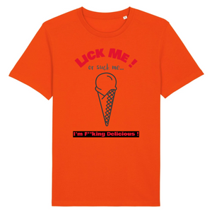 LICK ME T-SHIRT BIO HOMME