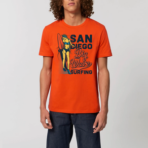 SAN DIEGO BW SURFING T-SHIRT BIO HOMME